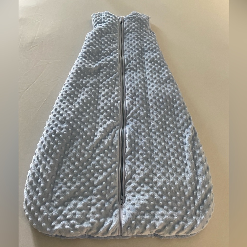 NEW ❄️ Cozy blue Textured Kids Sleep Sack infant and toddler 2.5 TOG 22mo-3T